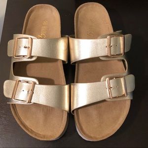 💕Rouge Casual Double Strap Buckle Sandals💕